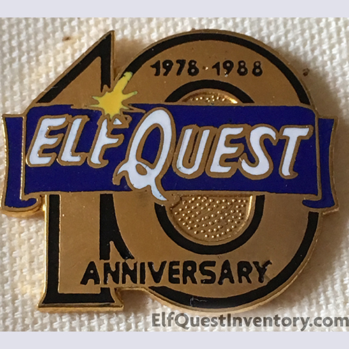 10th Anniversary Gold Pin