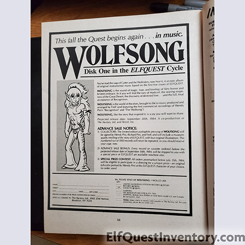 Wolfsong Ad