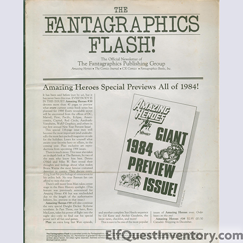Fantagraphics Flash