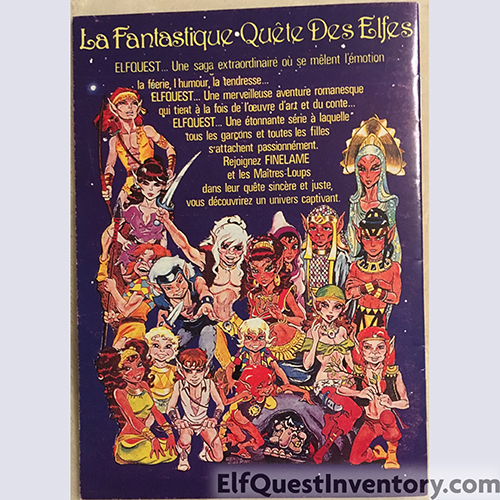 La Fantastique Quete des Elfes Promotional Booklet