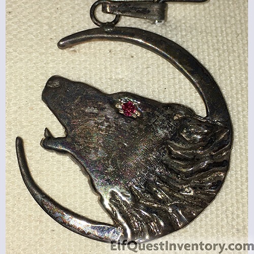 Silver Wolf Pendant
