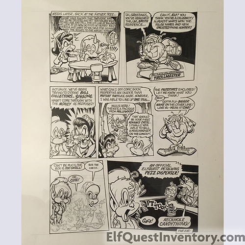 Unpublished page of Cutter selling out