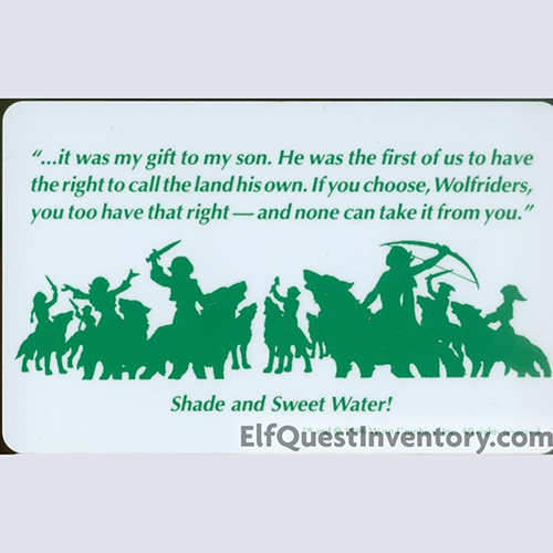 International ElfQuest Fan Club Membership Card