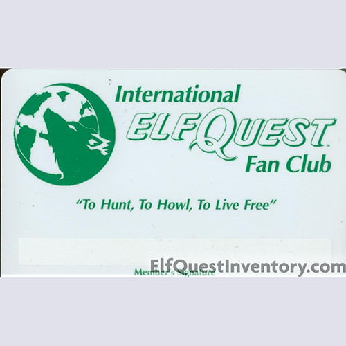 International ElfQuest Fan Club Membership Card