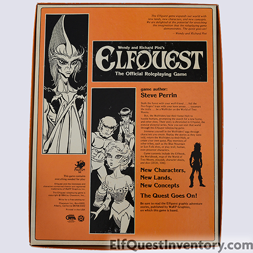 ElfQuest Roll Playing Game