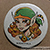 Nightfall hand painted button/pin